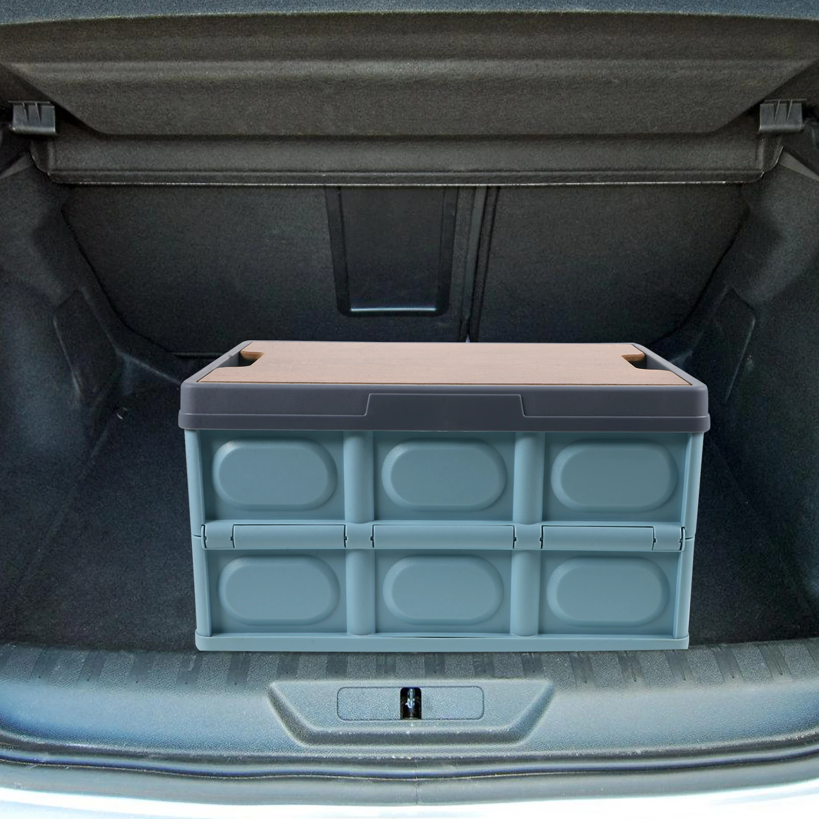 

Foldable Car Storage Box Trunk Organizer Suv Accessories Interior Plastic Large Capacity Camping Gear Container
