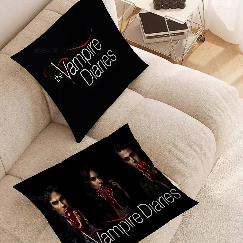 Classic The Vampire Diaries Personalized Pillow Dust Cover Bedroom Kids Party Decoration Pillowcase Birthday Children Gift