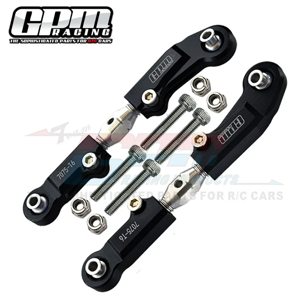 GPM for ARRMA 1/7 FELONY INFRACTION LIMITLESS V2 1/8 TYPHON 6S Metal Stainless Steel Front Steering Tie Rod AR340070+AR330230