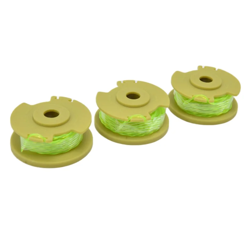 3Pcs Replacement Trimmer Line Spool Fit For Ryobi 0.08in 18V 24V 40V String Trimmer Parts