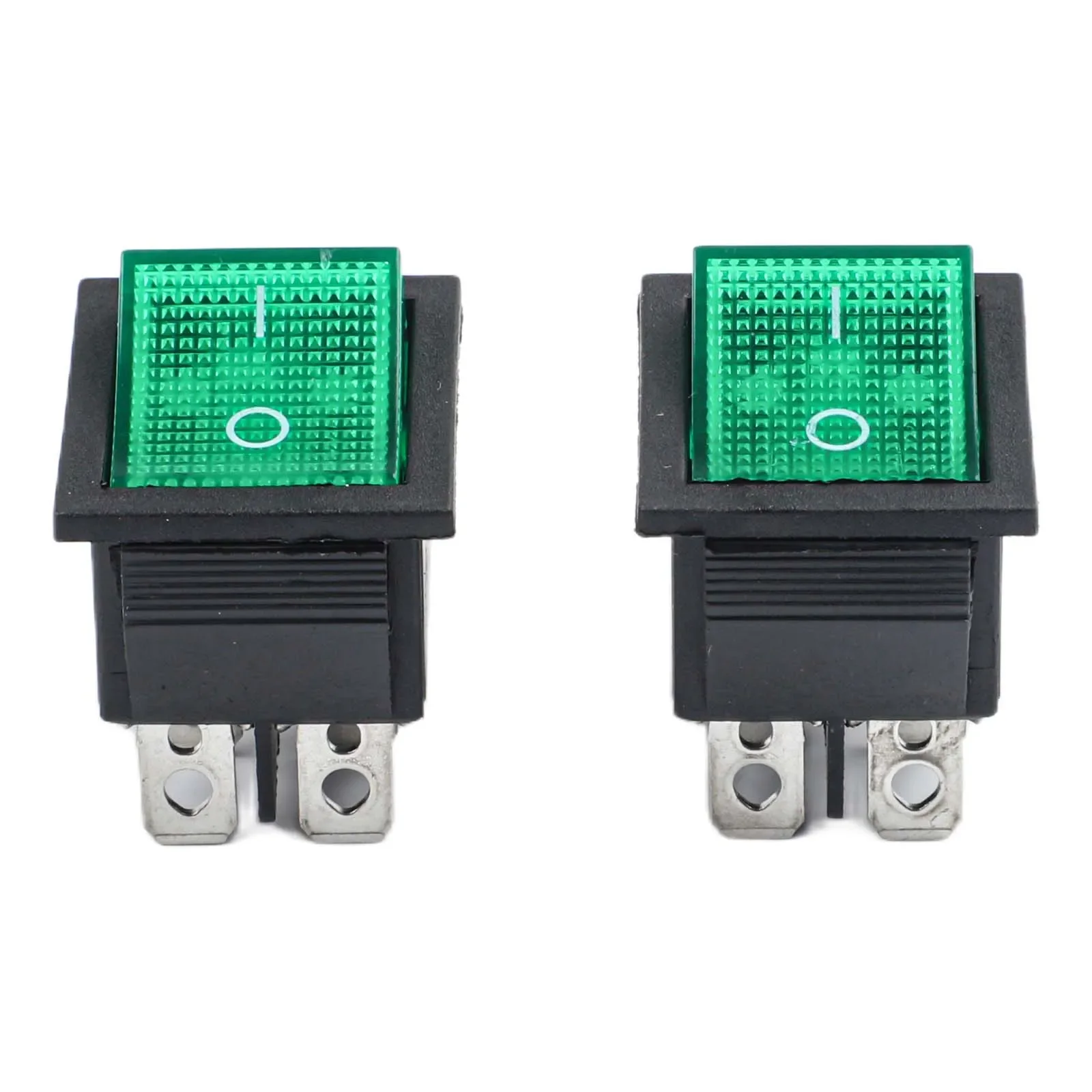 Rocker Switch Set 4Pin Rocker Switches 35A 125V Rating Easy Operation Long-lasting Performance For High-Current Applications