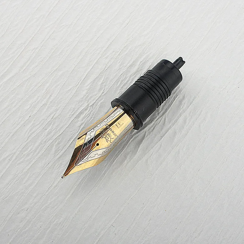 Jinhao Fountain Pen Nibs, Golden Metal Nibs, Substituído, EF, F, M Tamanho, X159, 9019