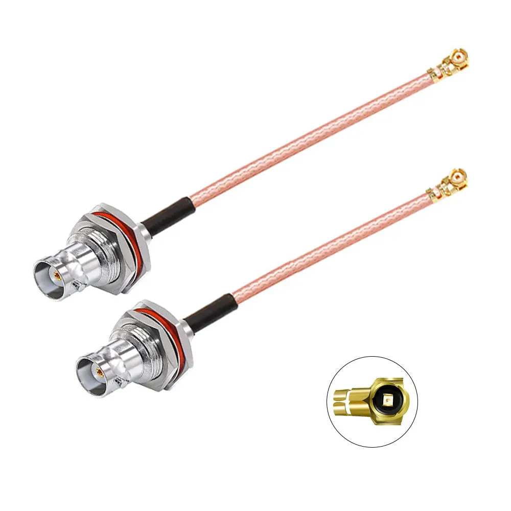 

BNC to MCX Coaxial Cable BNC Female to U.FL IPX Antenna Extension Cable RG178 Coax Cable for Wireless LAN Devices MCX to BNC Pi