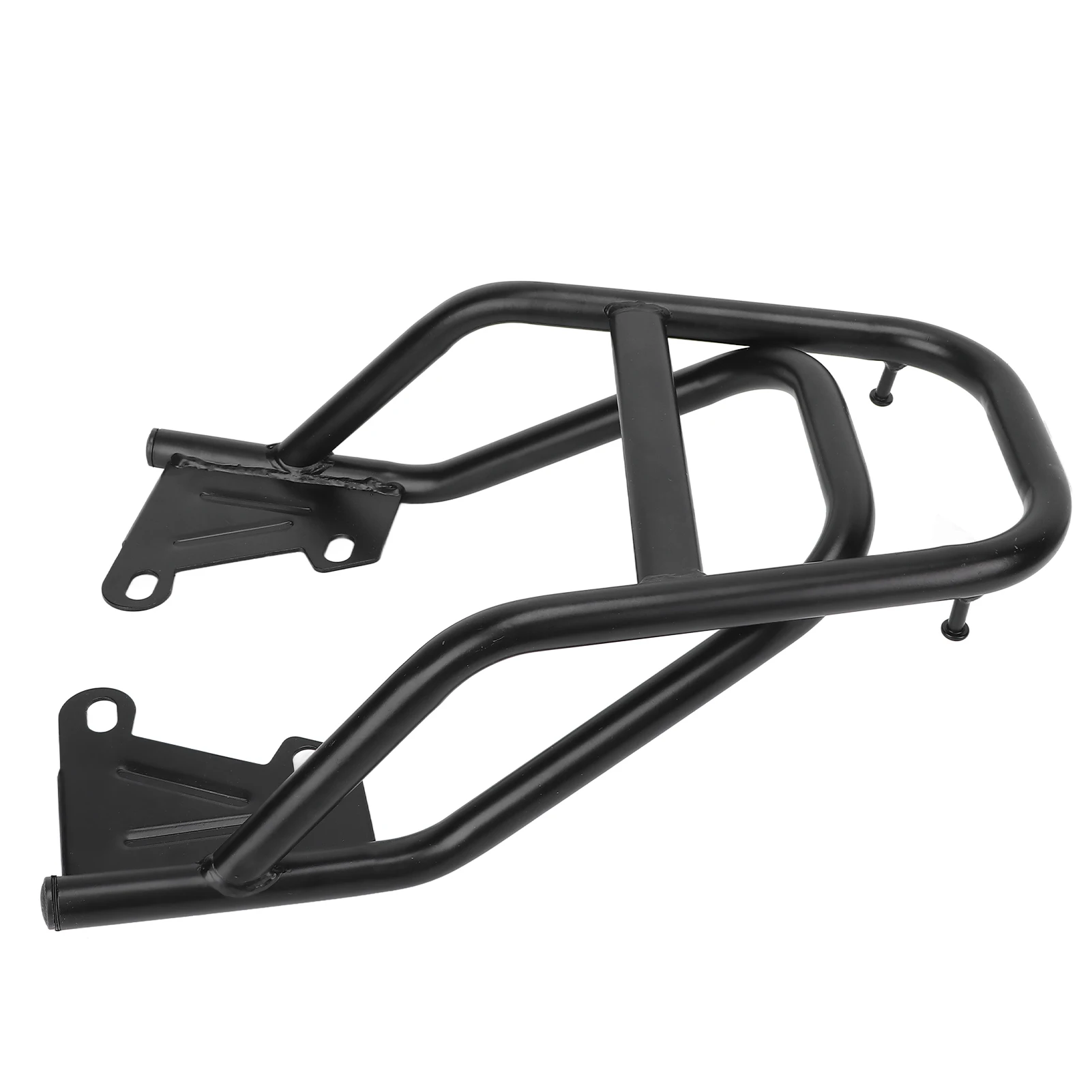 Tylny bagażnik motocyklowy z uchwytami, stelaż bagażowy, uchwyt na kufer, żelazny, czarny, zamiennik do Grom MSX125 M3, wspornik topcase