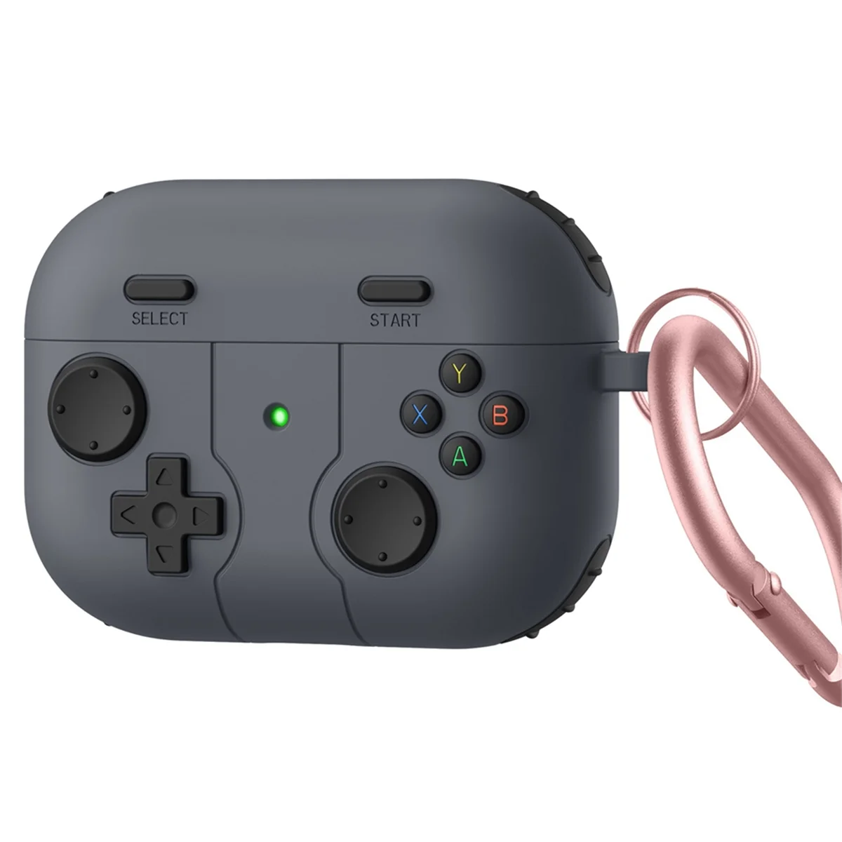 A57G-Suitable for Airpods Pro2 Protective Case Apple Bluetooth Headset Case Silicone Airpods Protective Case Gray