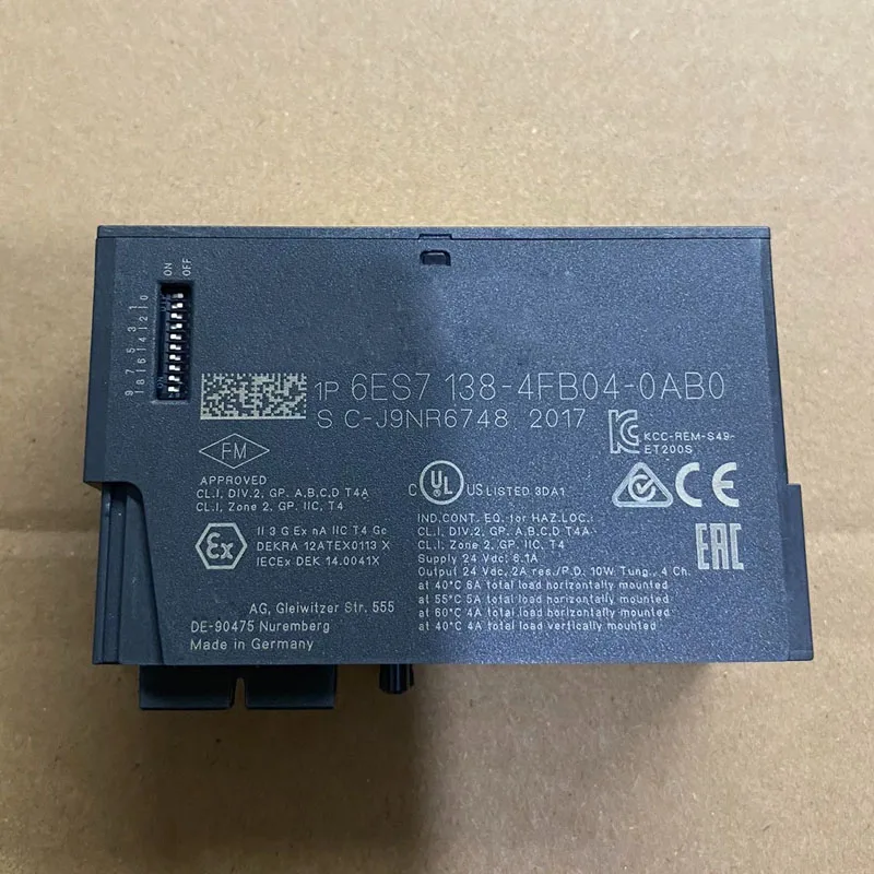 ET200S electronic module 6ES7138-4FB04-0AB0 6ES7138-4FA05-0AB0 Industrial control interface module ET200S expansion module