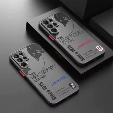 Fashion pattern cow Cover For Samsung S25 S24 S23 S22 S21 S20 S10 FE Ultra Plus Lite Frosted Translucent Phone Case