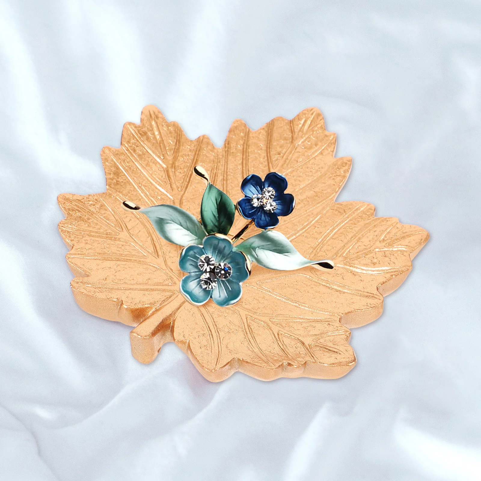 

Maple Leaf Jewelry Dish Rings Tray Holder Resin Crafts Catchall Trinket Small