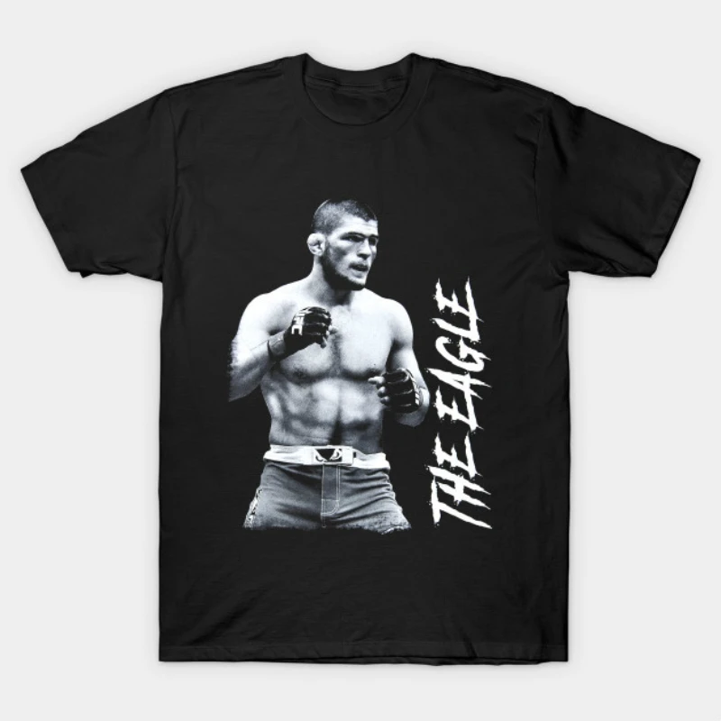 

Dagestan MMA Professional "The Eagle" Khabib Nurmagomedov T Shirt. New 100% Cotton Short Sleeve O-Neck T-shirt Casual Mens Top