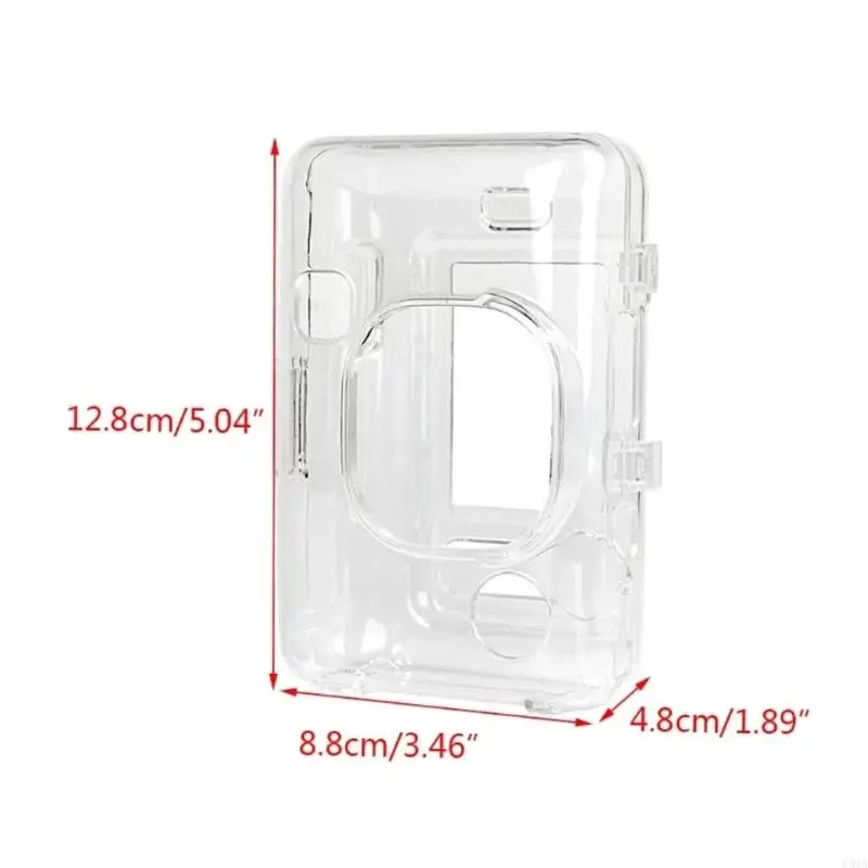 F3MA Bảo Vệ Ốp Lưng Trong Suốt Cho Mini Liplay Camera Pha Lê Vỏ Cứng Dây Đeo