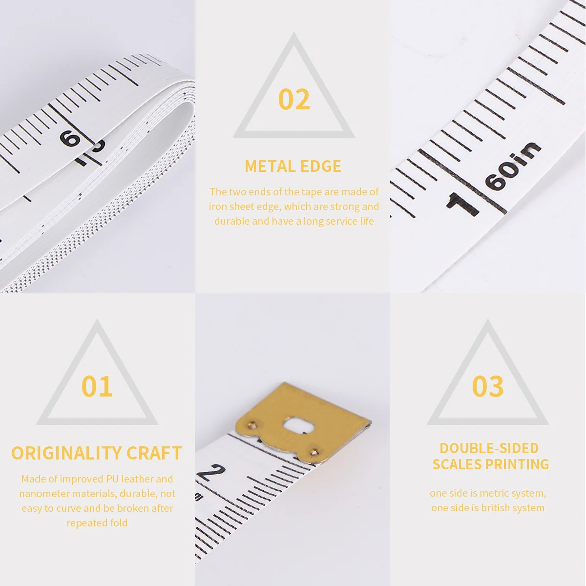 

1Set Mini Black Round Tape Measure Portable PVC Flexible Ruler for Bust Waist Height Measurement High Precision Tool