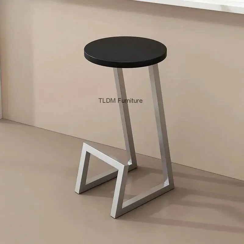 

Minimalist Bedroom Bar Chairs Reception Desks Accent Office Metal Barstools Balcony Counter Bancos De Bar Garden Furniture Sets