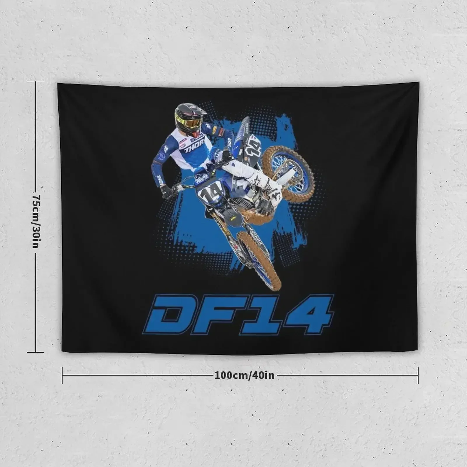 Dylan DF14 Ferrandis motocross legend Dirt bike Champion 14 Gift Design 2021 2022 Tapestry Room Decor Cute Tapestry