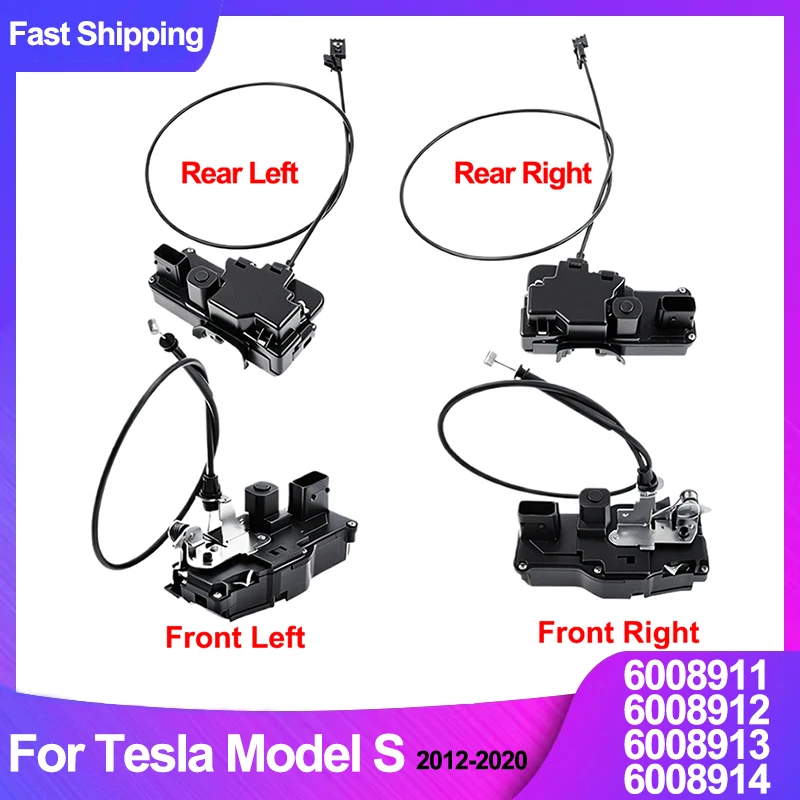 Door Lock Latch Actuator 6008911 6008912 6008913 6008914 For Tesla Model S 2012-2020 Front Rear Left Right Door Lock Assembly