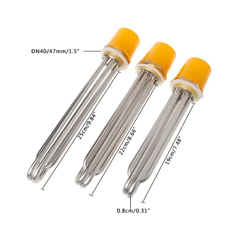 المياه للخزان DN40 أنابيب التدفئة سخان المياه عنصر الغمر الكهربائي الهواء 918D