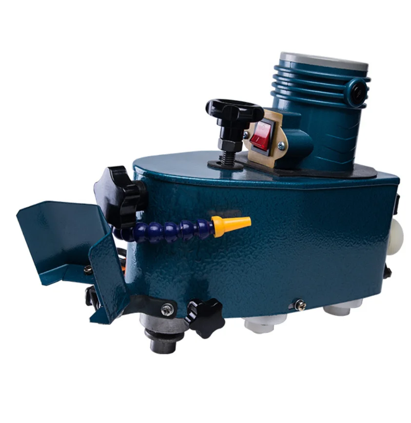 PG65 Small Hand Tools Polisher Edger Machinery Flame Glass Polishing Edging Bevel Machine for Round Flat Vertical Edge