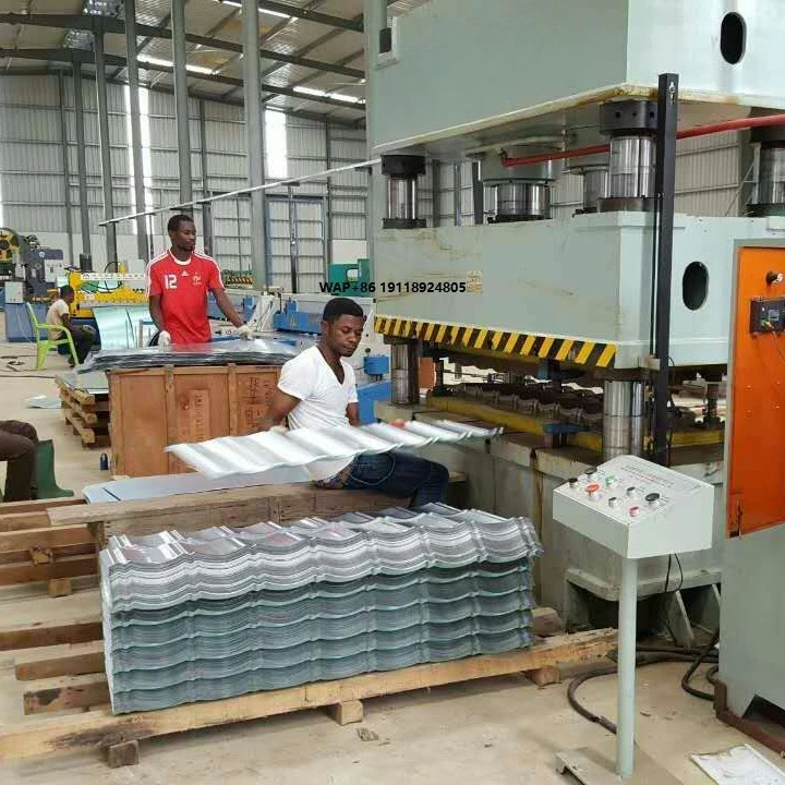

Nigeria Stone Coated Steel Roof Tile Making Machine