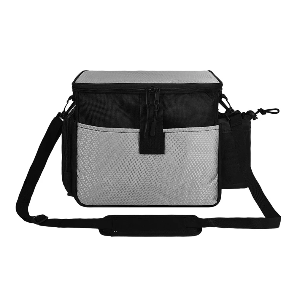 For Rock Climbing Chalk Bucket Bag with Aluminum Foil Lining and Multiple Pockets for Organizing Climbing Gear