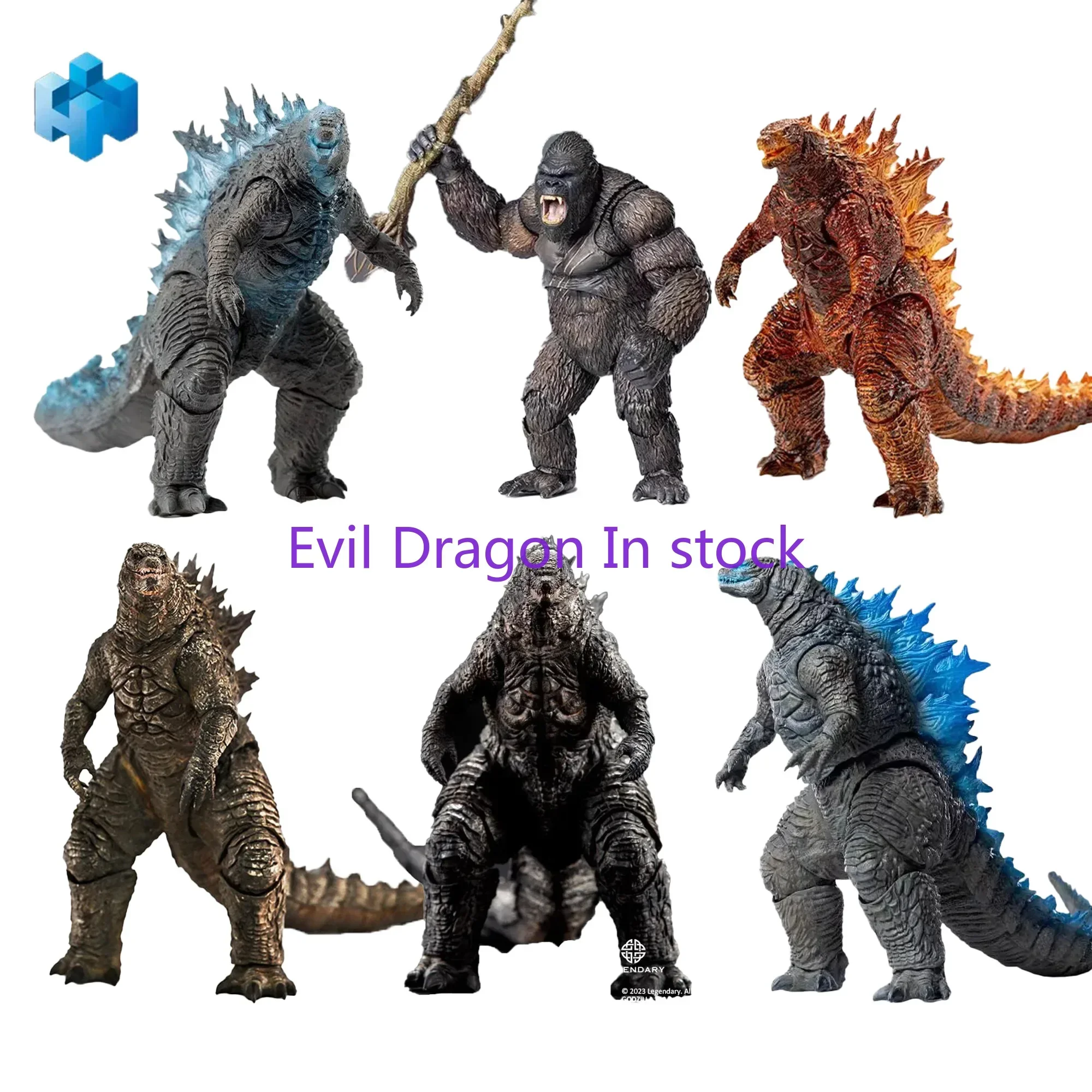 HIYA GODZILLA Vs KONG NEW EMPIRE EVOLUTION ACTION MODEL TOY ART COLLECTION 18CM 100% ORIGINAL IN STOCK