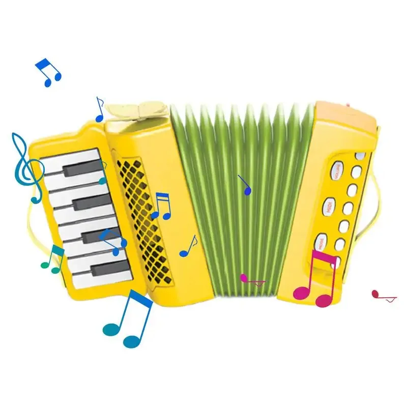 Toy Accordion for Kids Cartoon Accordion Musical Instrument Accordion Instrument for Kids Mini Accordion Instrument Toy Kids