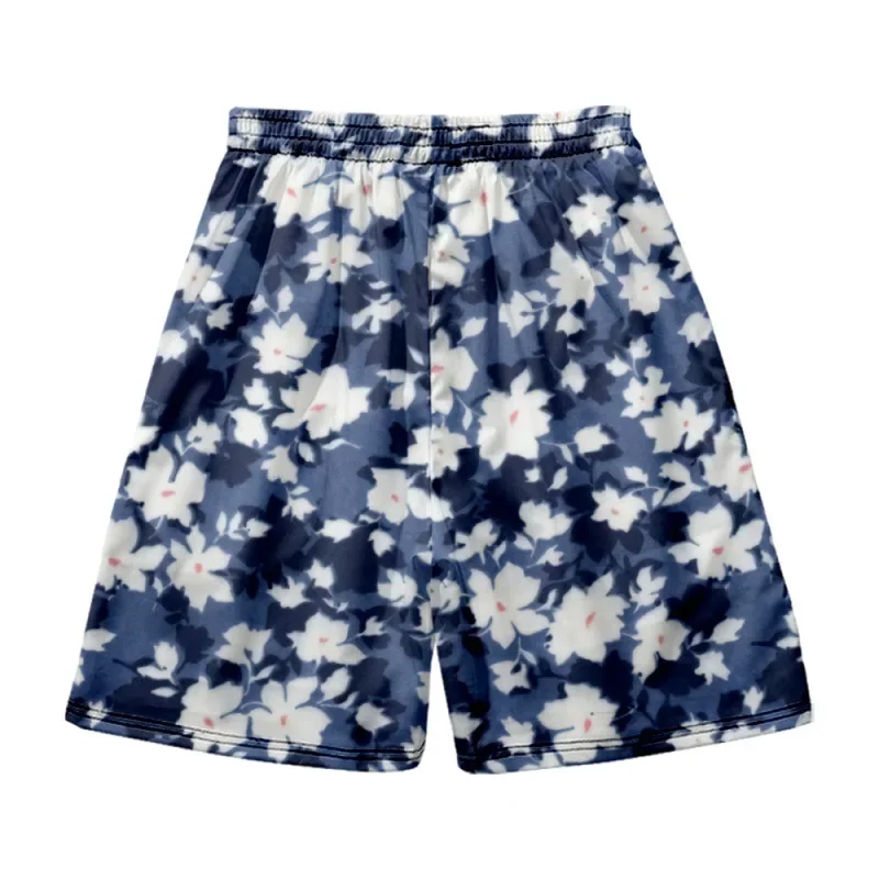 Novo masculino casual respirável carpa impressão esportes shorts verão secagem rápida ginásio correndo shorts dos corredores de fitness praia calças curtas