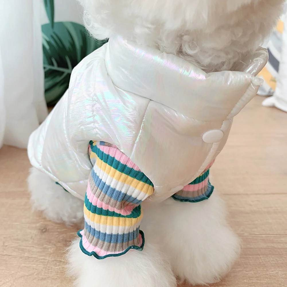 Pet Winter Bright Face Reflective Waterproof Vest Comfortable Thermal Vest Coat Dog Down Jacket Outdoor Windproof Hoodie Onesie