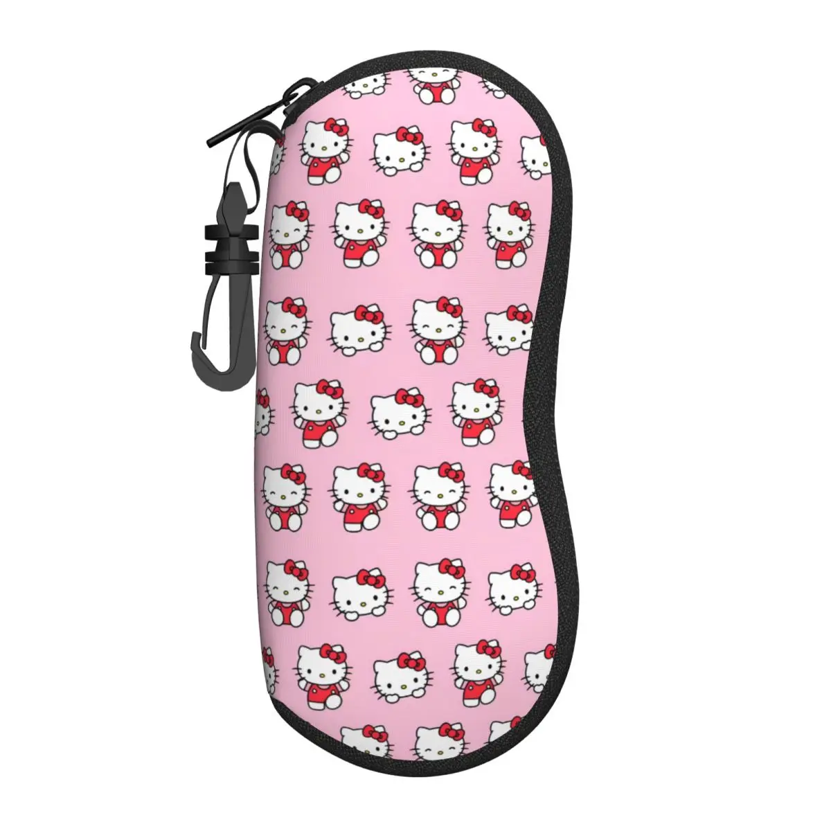Hello Kitty Pattern Cute Cartoon Glasses Case Anti-Fall Accessories Sanrio Eyewear Storage Box Gift Eye Contacts Case