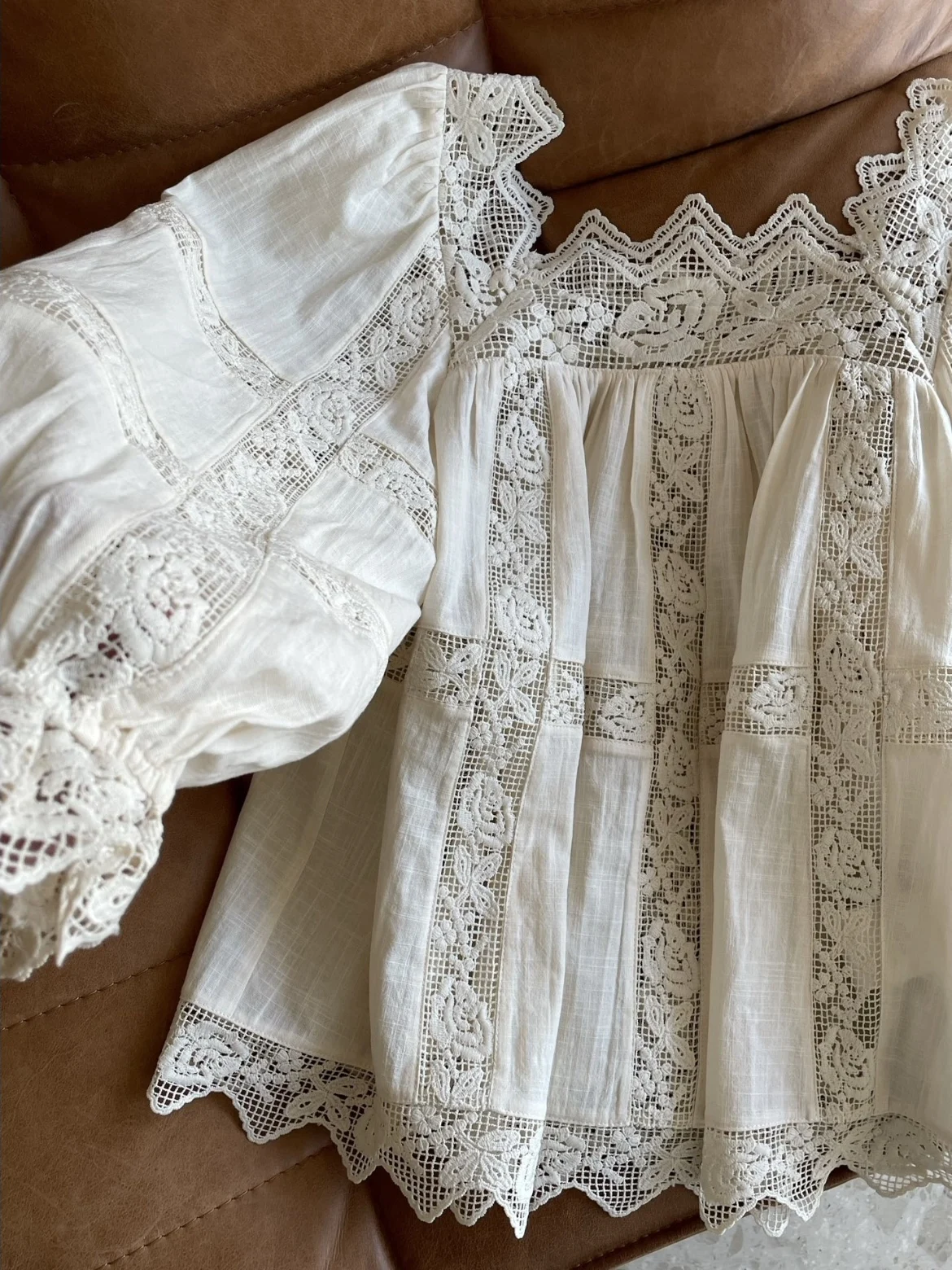 

Женская свободная блузка Heidd Gentle Wave с вышивкой, из плотного хлопка, с длинным рукавом, весна 2026, дышащая и комфортная