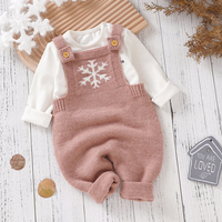 Baby Sleeveless Rompers Knitted Spring Autumn Newborn Infant Girls Strap Jumpsuits Playsuits Toddler Boys Outfits Overalls 0-18m