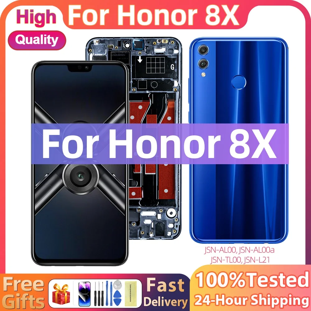 

6.5'' For Huawei Honor 8X Display JSN-L21 JSN-L42 JSN-AL00 JSN-L22 LCD Touch Digitizer For Honor 8X LCD Screen Replacement Parts