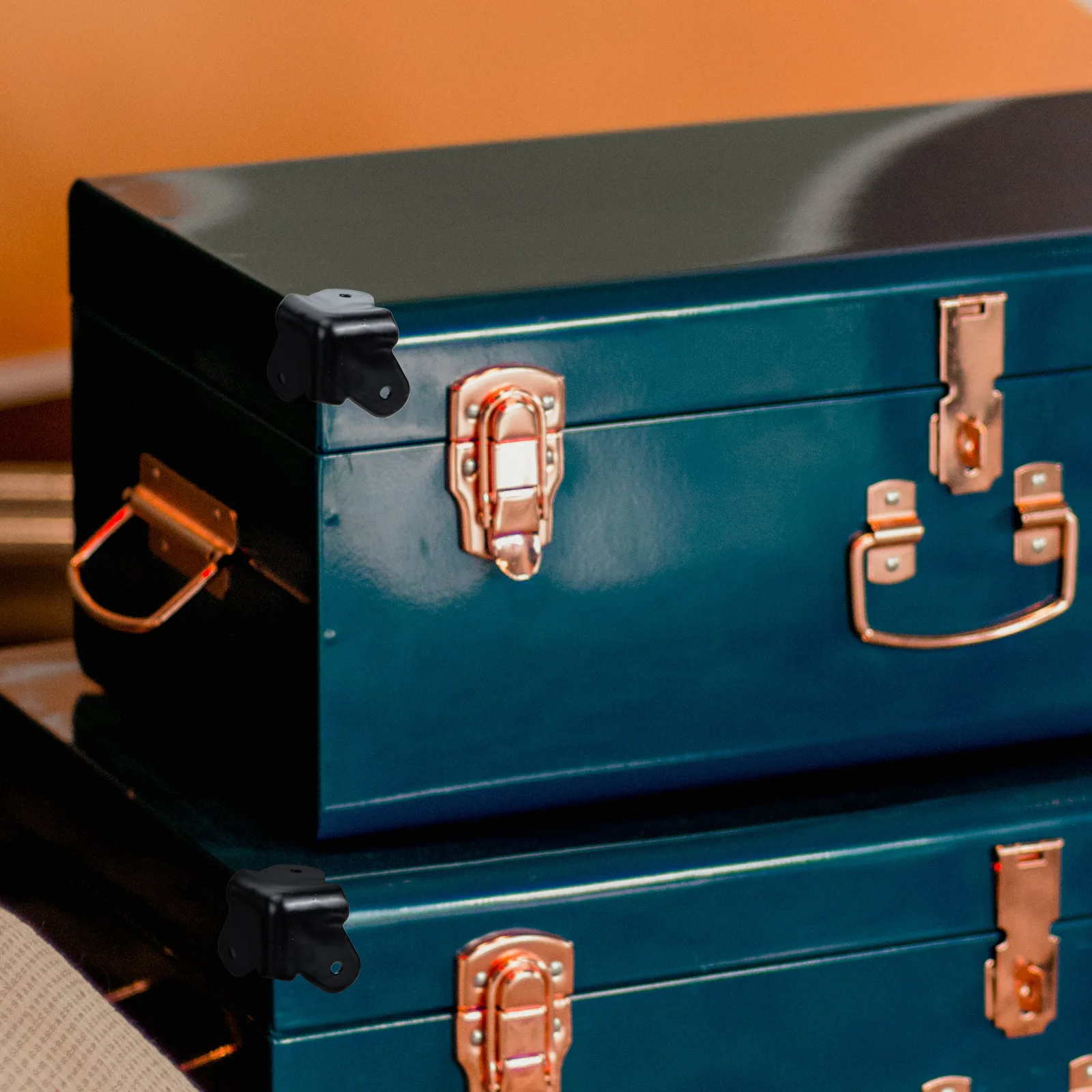

1 set Metal Corner Protectors Speaker Cabinet Furniture Edge Guards Durable Practical Anti Collision Sturdy Hardware