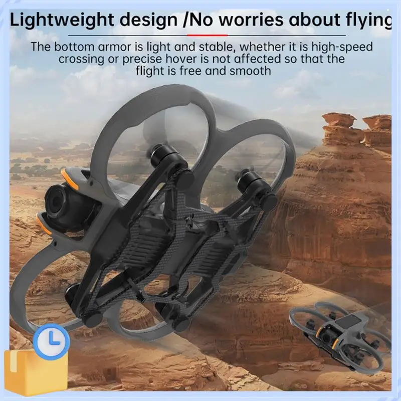 

Popular Carbon Fiber Bottom Armor For DJI Avata 2 Protective Anti-Collision Bottom Armor Height Bracket