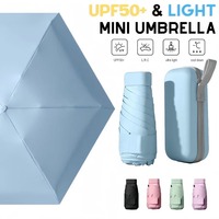 Mini Umbrella Capsule for Both Rain and Sun Protection, Suitable for Outdoor Travel. Portable Sunshade, Compact and Convenient