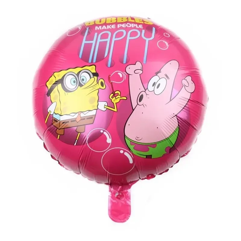 8Pcs SpongeBob Cartoon Square SquarePants Balloon Set Birthday Party Balloons Helium Ballons Boy Girl Baby Shower Party Supplies