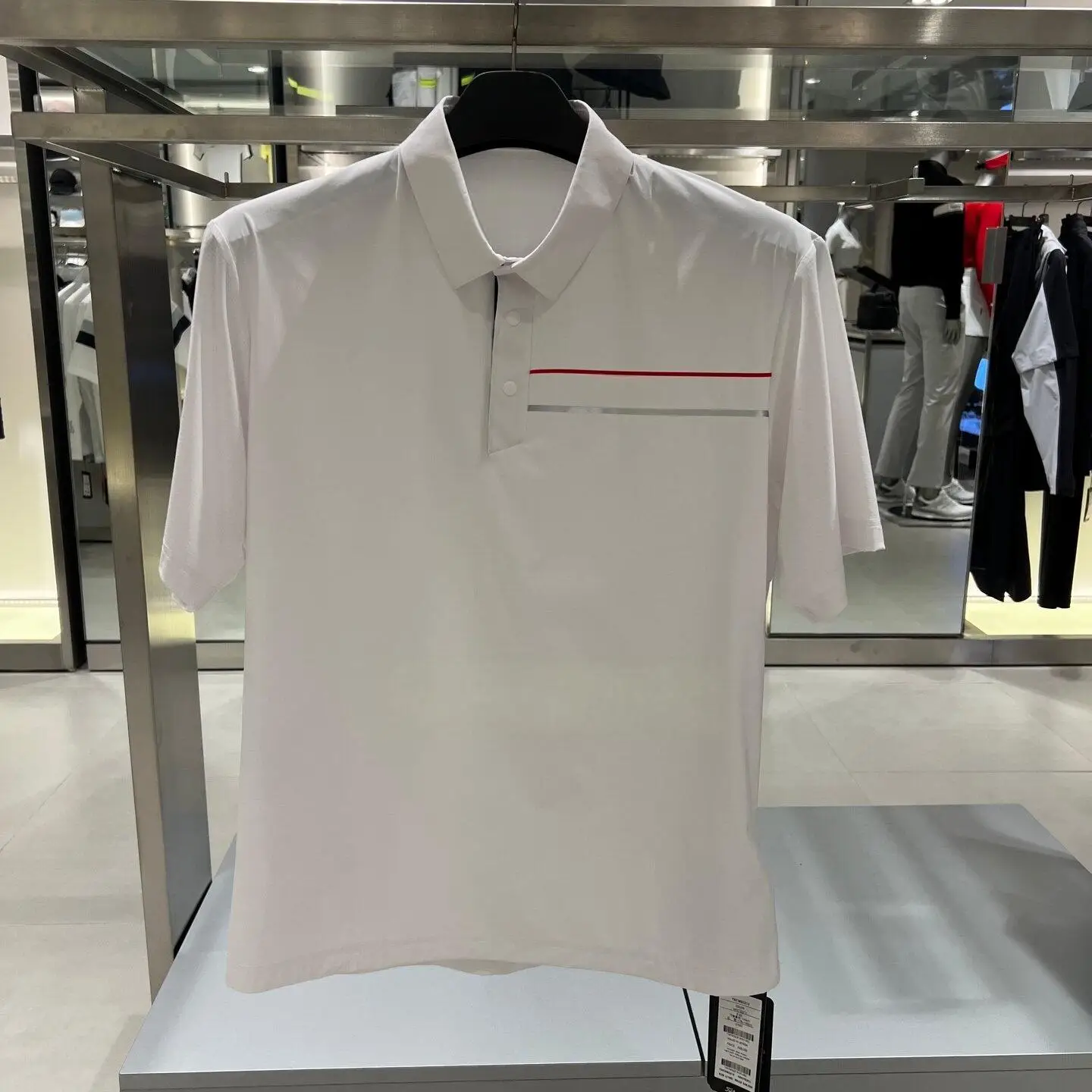 New Men's Golf Collared Short-Sleeve T-Shirt: Stylish, Versatile, Casual, and Sporty Short-Sleeve Top
