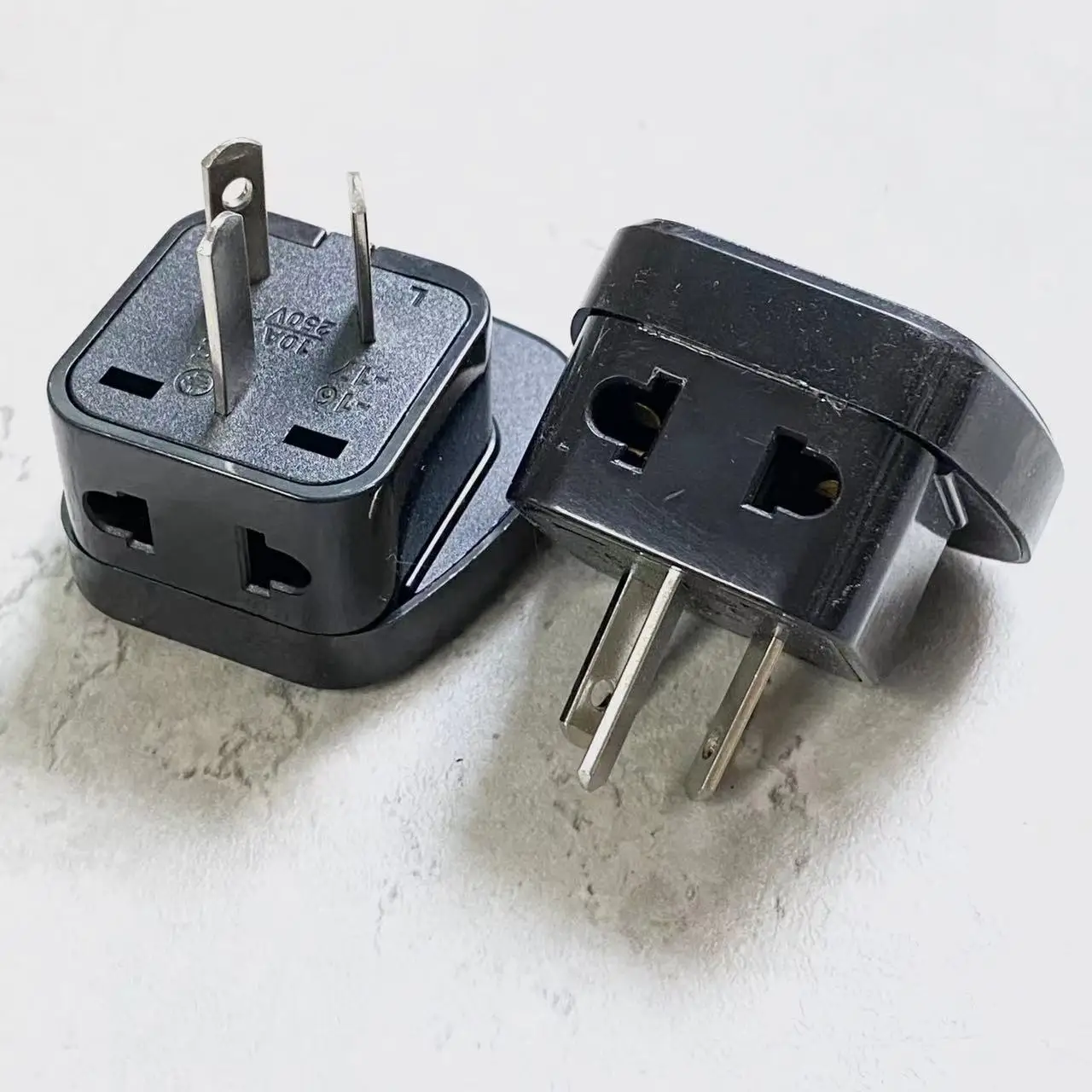 Hot 2 in 1 3 pin Chinese Power Plug Adapter Travel Converter Australia New Zealand UK US EU Wholesale