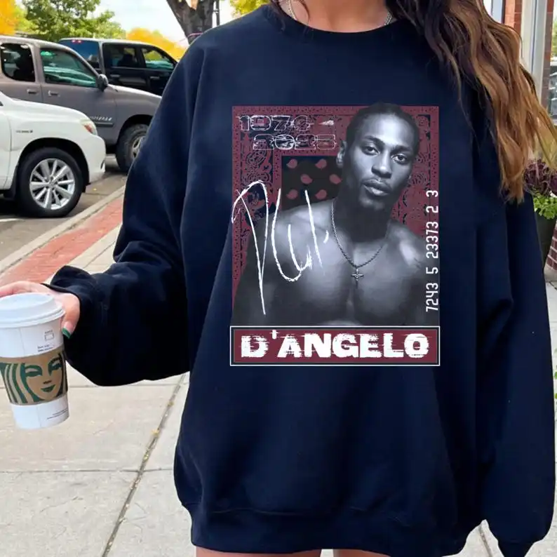 ألبوم D'Angelo Voodoo Neo Soul 90s R&B ألبوم السكر البني جولة موسيقية عتيقة Merch Soulquarians Erykah Badu Fanmatching هوديس