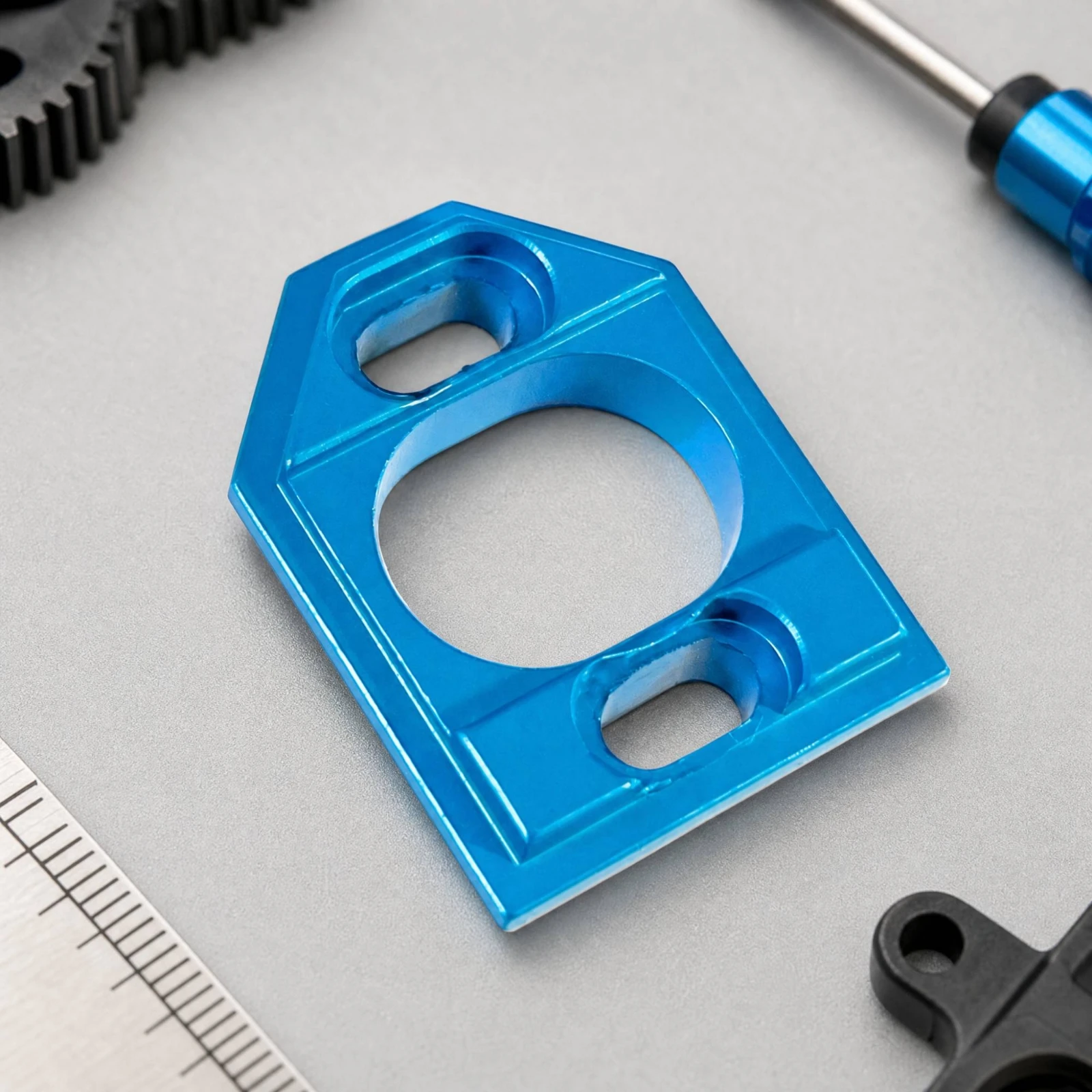 Adjustable Aluminum-Alloy Motor Mount Rigid Adjustable RC Motor Mount Lightweight Deformation Resistant