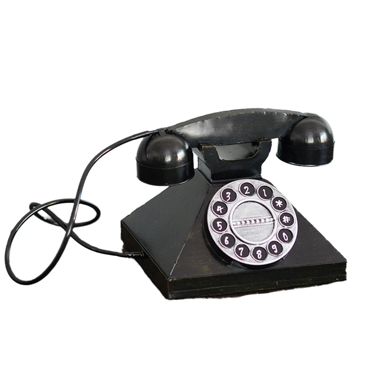 Vintagetelephone Landline Retro Old Style Telephone Exquisite Workmanship Desktop Ornament Craft For Home Hotel Office