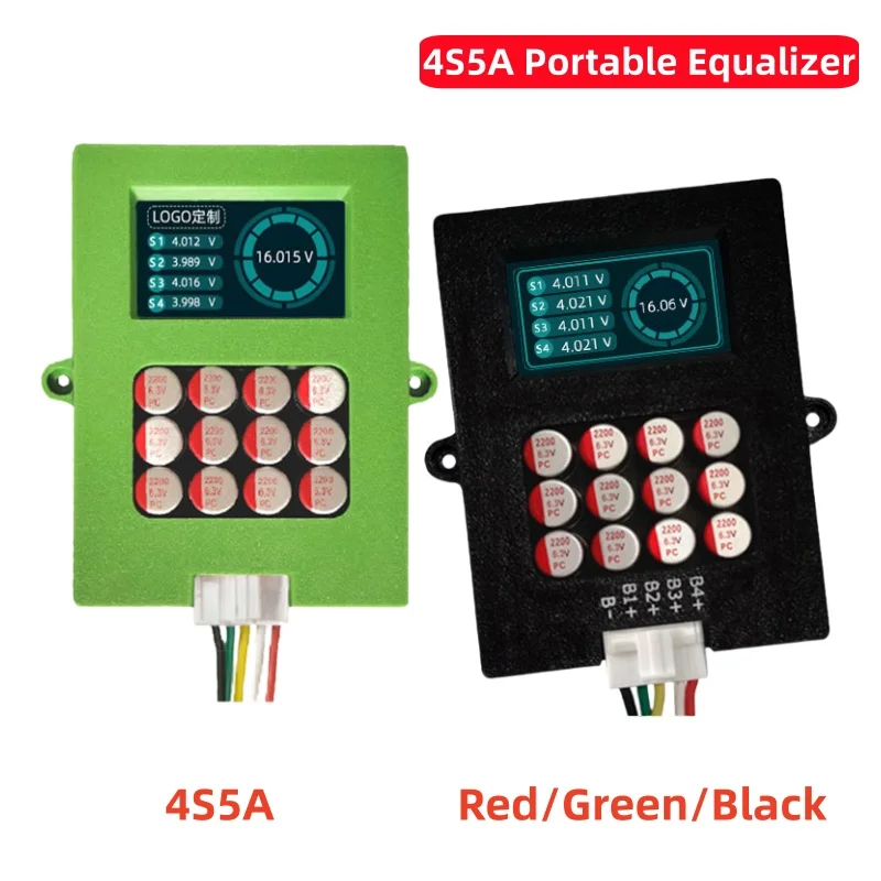 Equilibrador de ecualizador activo 5A 4S 5A portátil Lifepo4/Li ion/LTO batería energía Ccapacitor corriente equilibradora activa 0,1-5A 40A 50A