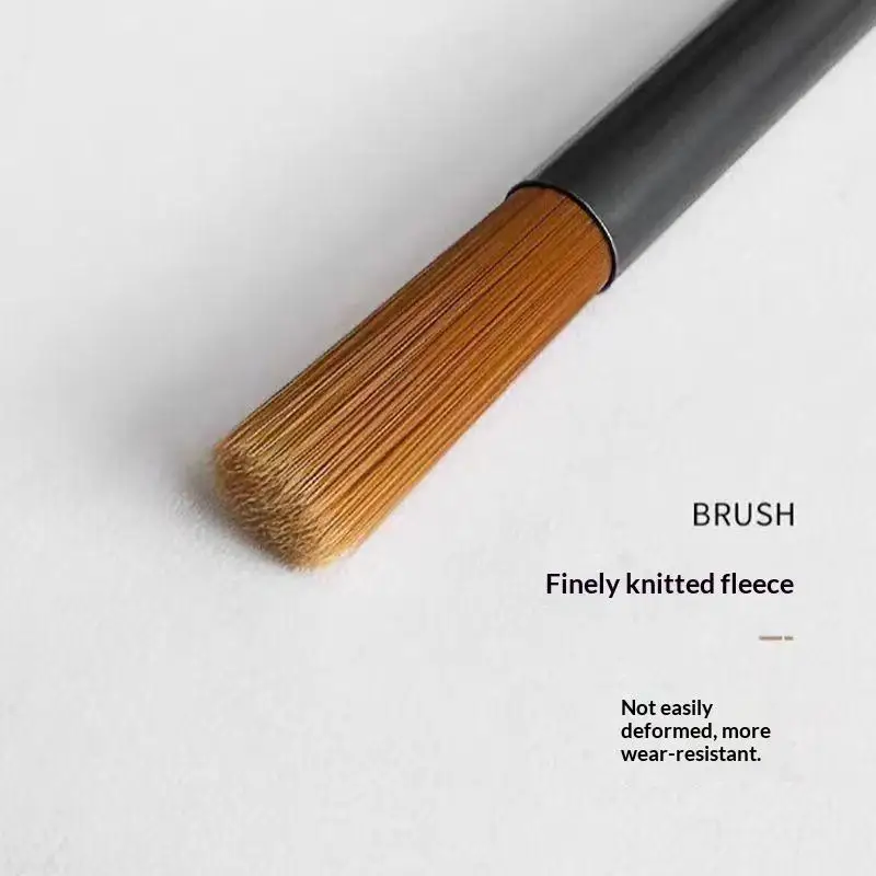 Double Head Soft Bristle Coffee Cleaning Brush Lightweight for Coffee Grinder Semi Auto Machine Travel Portable Barista Tool