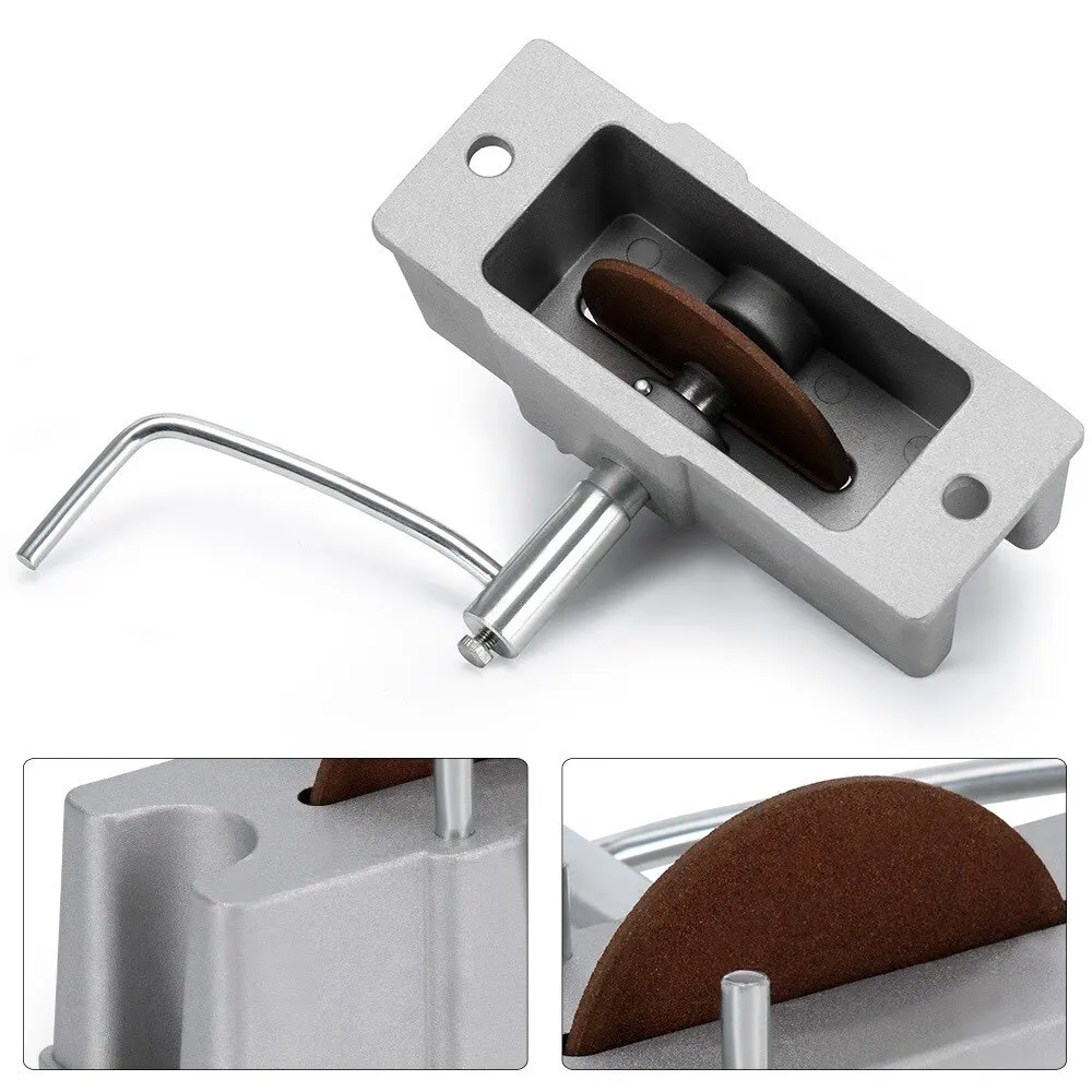 Hand Cranked Piston Ring Clearance Grinder Tool for Modifying Automotive Piston Ring Grinder