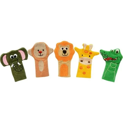 Anki Toys Wild Animals Finger Puppet Set