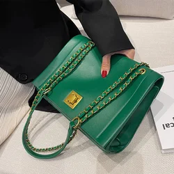 Trendy Brand Designer Solid Purses Handbags Women Shouler Crossbody Bags 2022 New Fashion Chain Messenger Totes High Quality