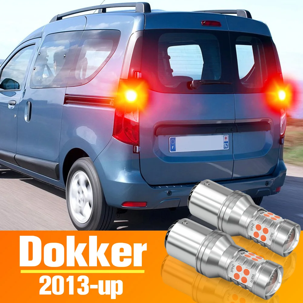 2 pezzi luce freno a LED per Renault Dokker accessori lampadina 2013 2014 2015 2016