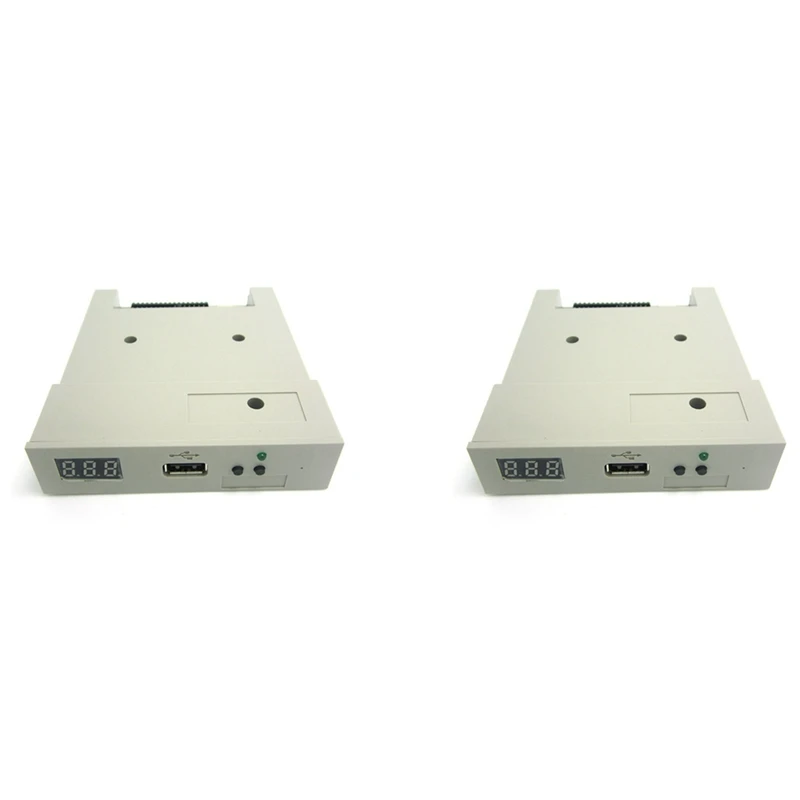 2X SFR1M44 U100 USB Floppy Drive Emulator ABS Machine For Industry Grey