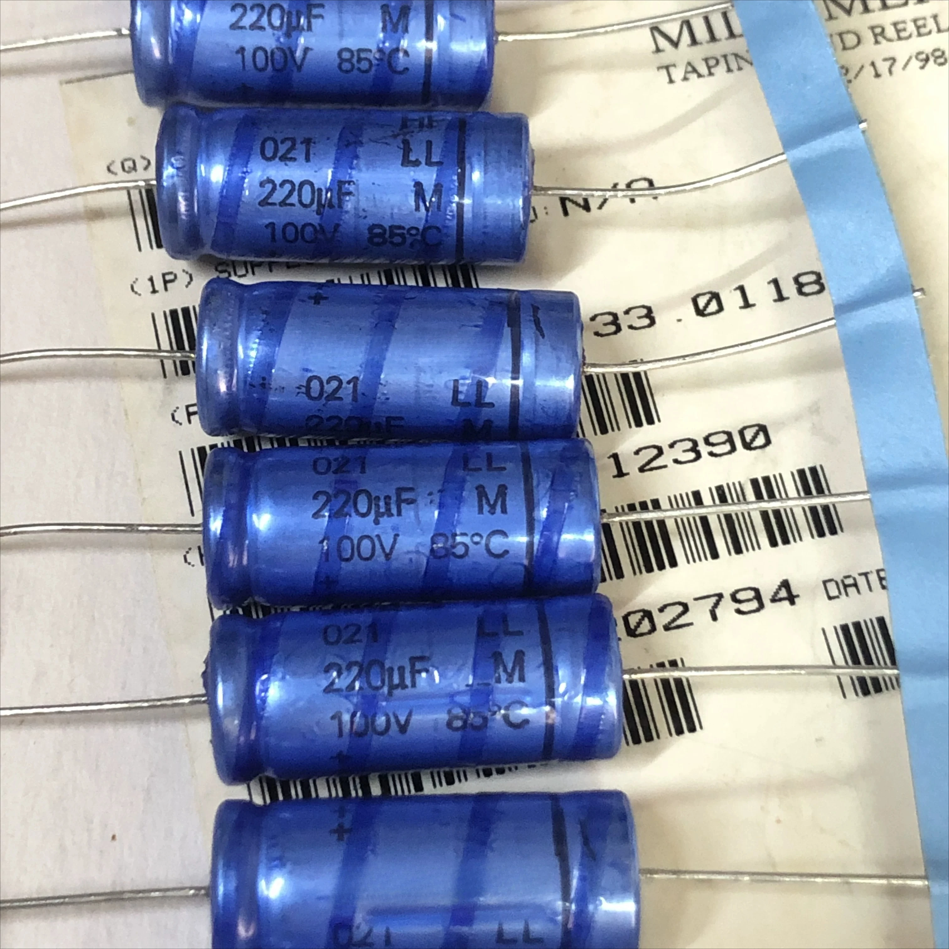 10pcs-new-original-for-philips-021-series-ll-220uf-100v-fever-cathode-electrolytic-capacitor
