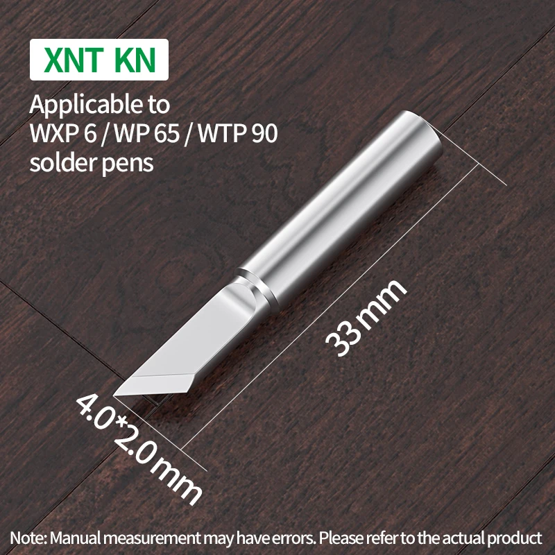 Serie WELLER XNT Reemplace las puntas del soldador XNT1SC XNTA XNT6 XNTD XNTKN XNT1X XNT1S XNTH XNTB Compatibilidad WXP65 WTP90 WT1010