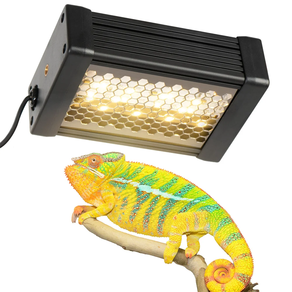 

AC100-240V Dimmable LED Reptile UVB light 10W 6H/10H/12H Timer Snake Turtle Pet Full Spectrum Basking UV Light Heating Lamp 20W
