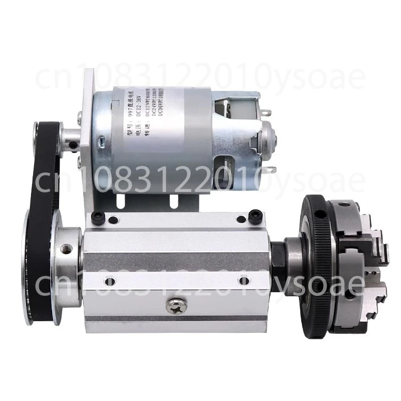 Powerless 895 Multi-function Motor Rotary Lathe Woodworking Spindle DIY Slide Assembly + Y Chuck 5sv2h